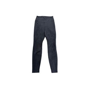 WHBM The Runway Legging Vegan Suede Gray Size 4